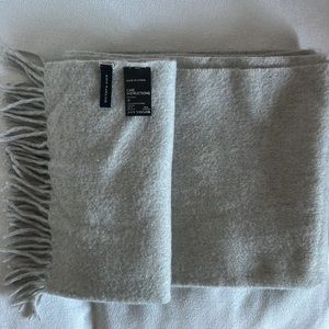 Ann Taylor Grey Cashmere Scarf